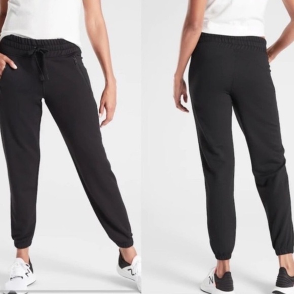 Athleta Black Bounce Joggers cc. - Picture 1 of 12